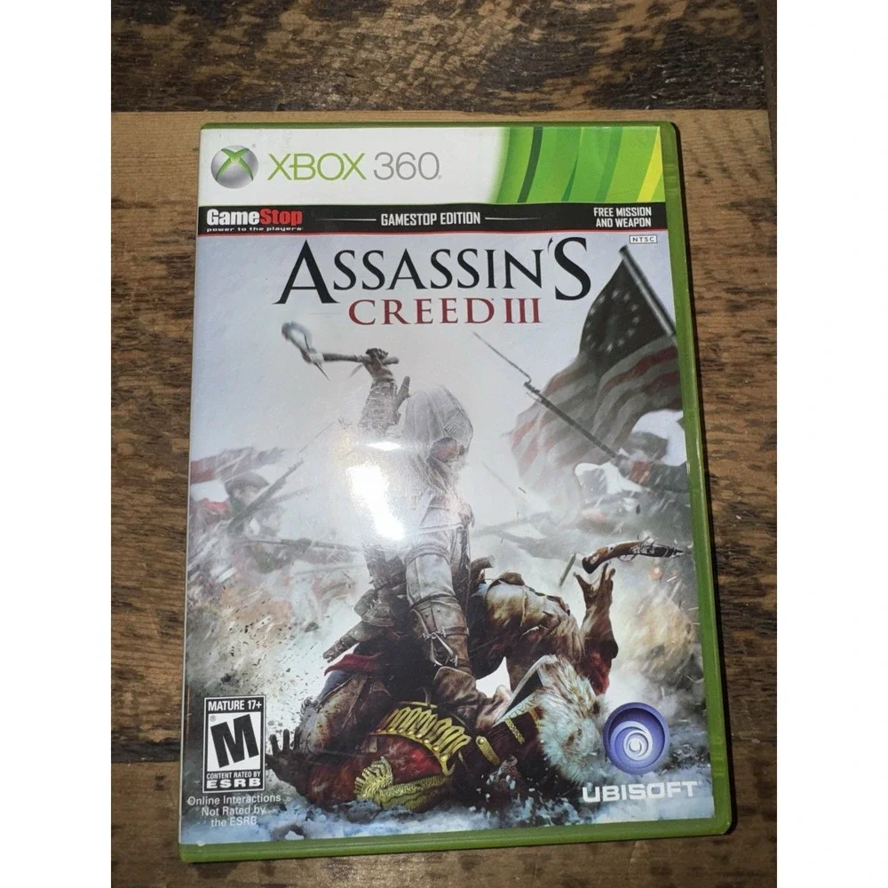 Assassin's Creed III Xbox 360 - Game & Case